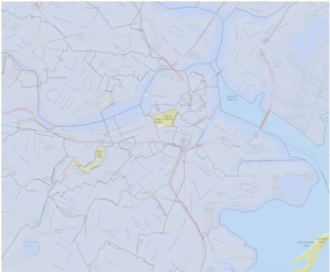 Boston zip code areas